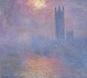 Monet through the fog