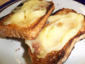 lime curd on toast